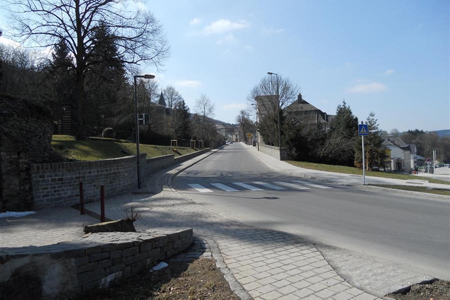 Neugestaltung der Strasse in Wiltz
