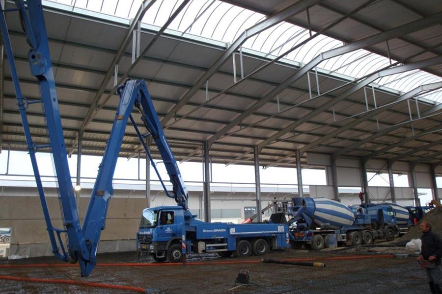 Pompe à béton 36m - Béton prêt à l'emploi