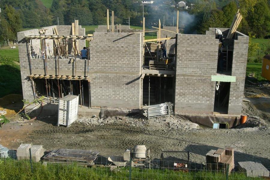 Construction d'habitations