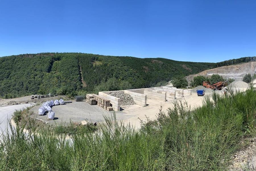 Box pour pierres taillées - Carrière Consthum