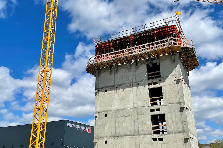 Construction d'un immeuble de bureau