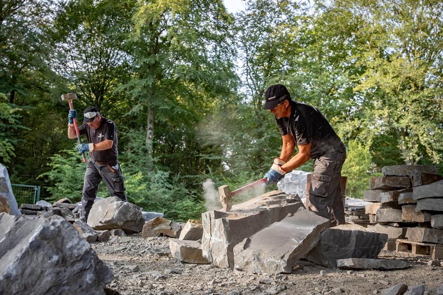 Felsen, Menschen - Steinbruch Consthum